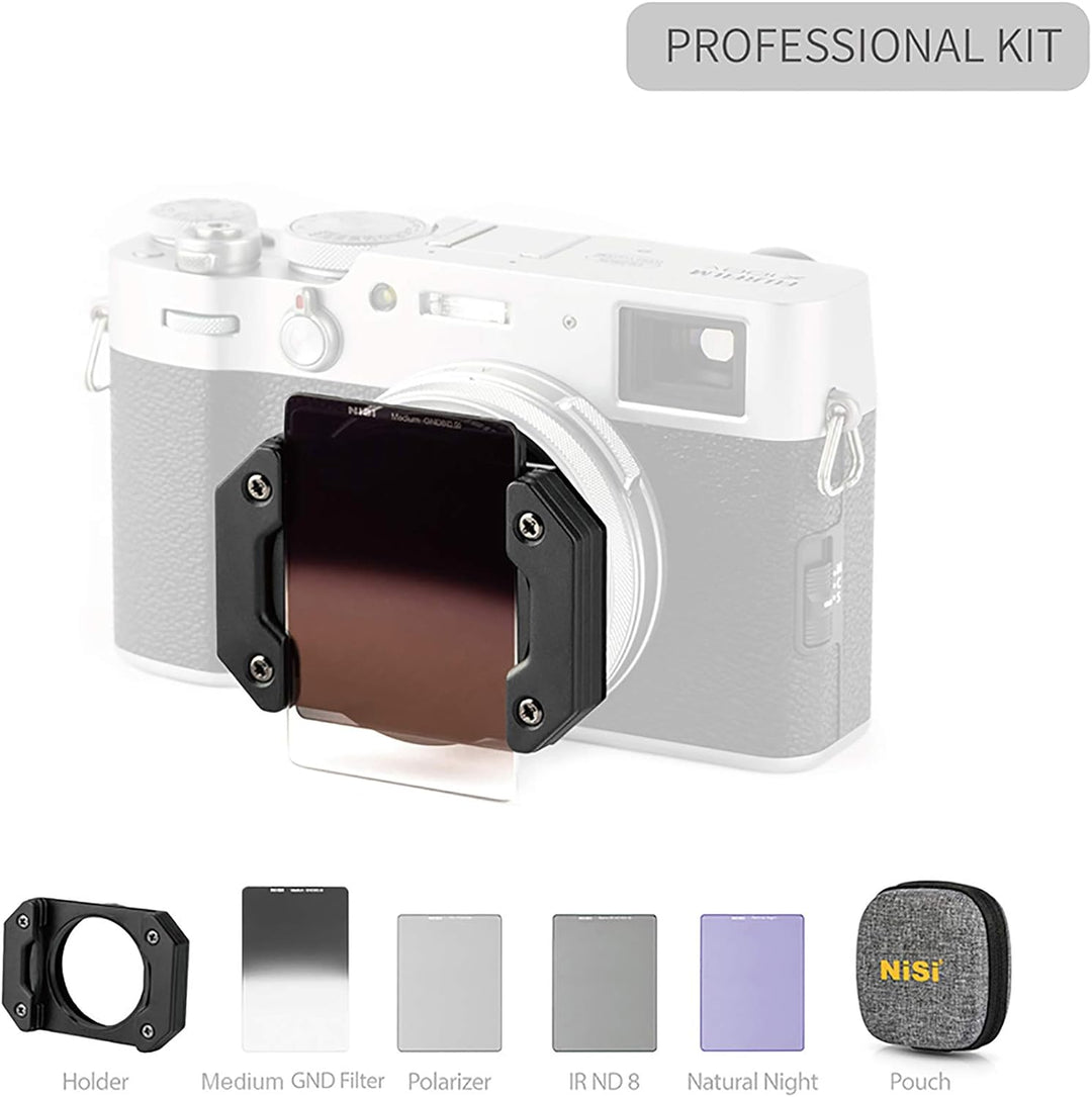 NiSi Filter Kit für Fuji X70 / X100 / X100S / X100F / X100T / X100V - Professional Kit, Professional