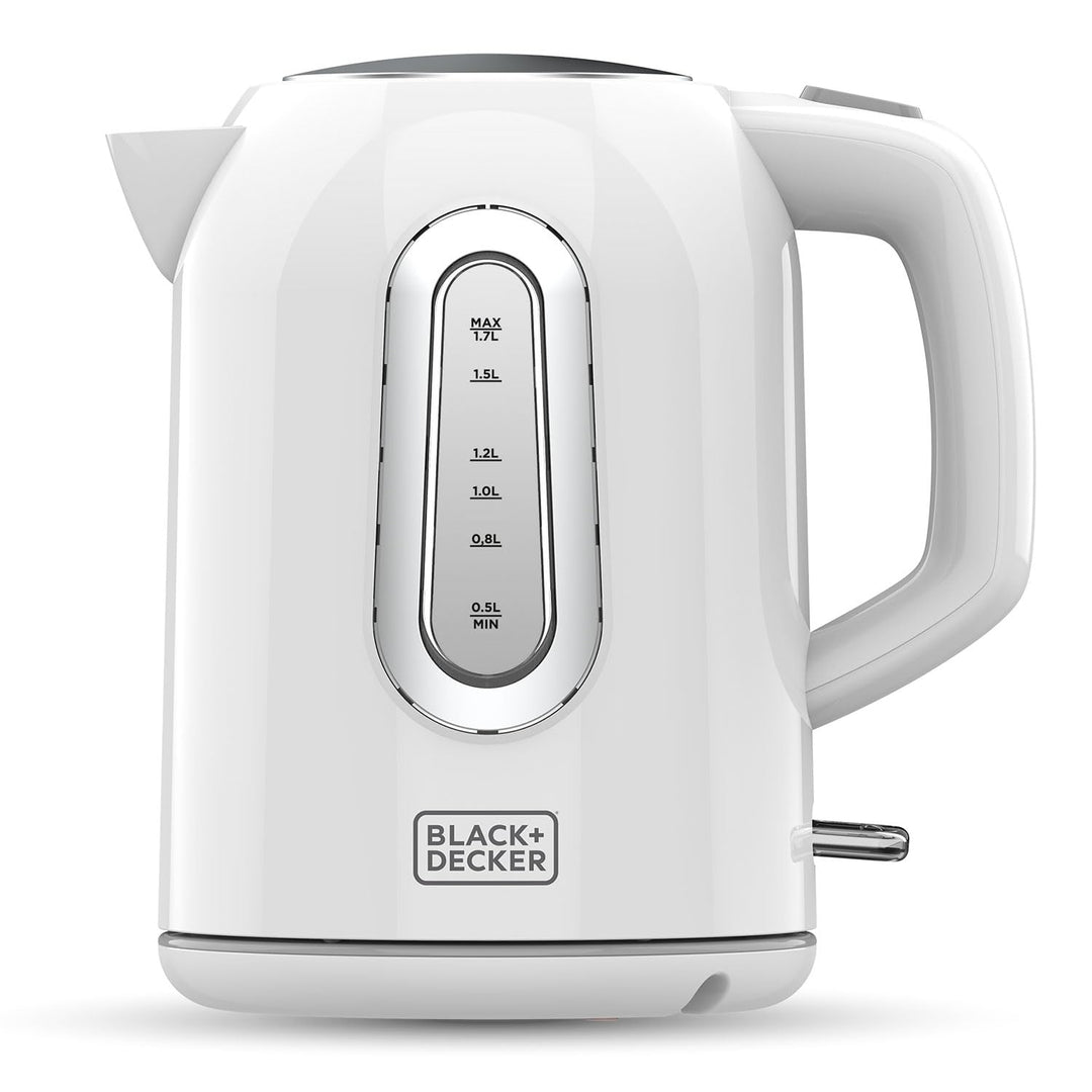 BLACK+DECKER BXKE2204E - Wasserkocher, 1,7 l, 2200 W, 360°-Sockel, leicht, Abschaltautomatik bei koc