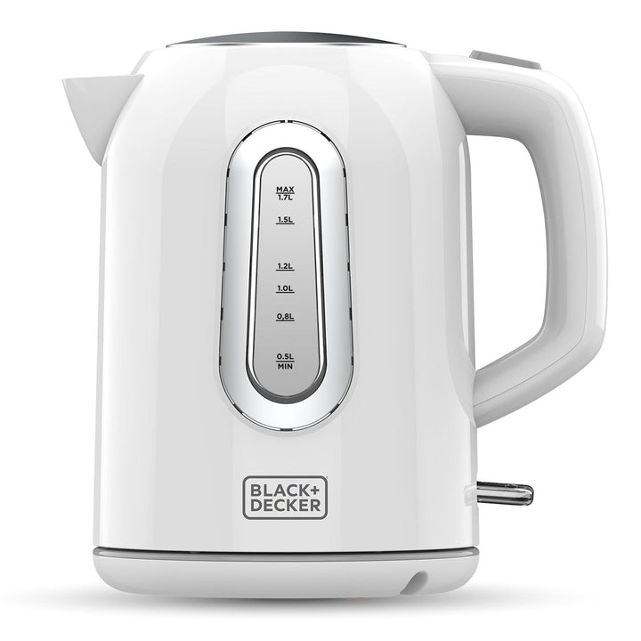 BLACK+DECKER BXKE2204E - Wasserkocher, 1,7 l, 2200 W, 360°-Sockel, leicht, Abschaltautomatik bei koc