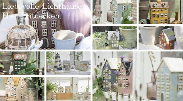 Haus f/Teelicht Nyhavn 2 Dachfenster; B: 7,5 H: 17,5 L: 14,5