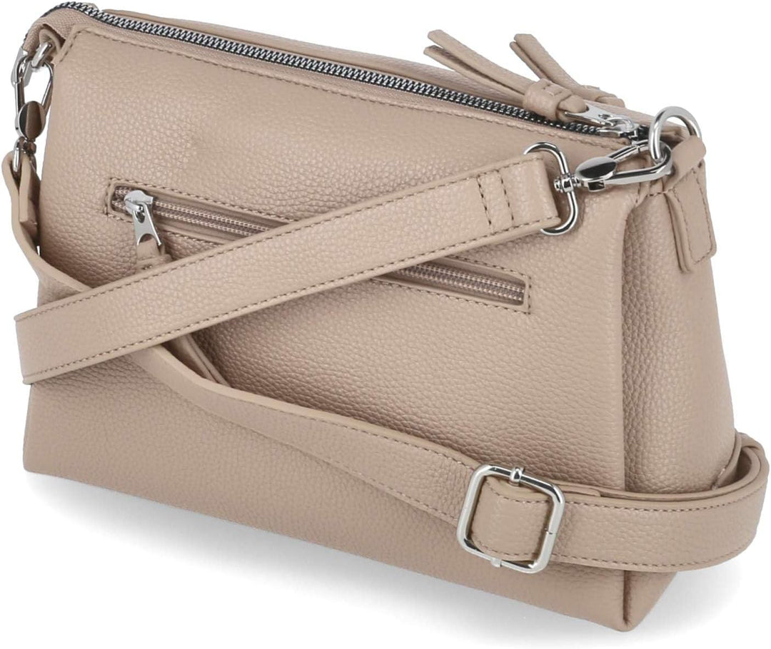 Tamaris Umhängetasche TAS Kennia 34390 Damen Handtaschen Uni Sand Einheitsgrösse, Sand Einheitsgröss