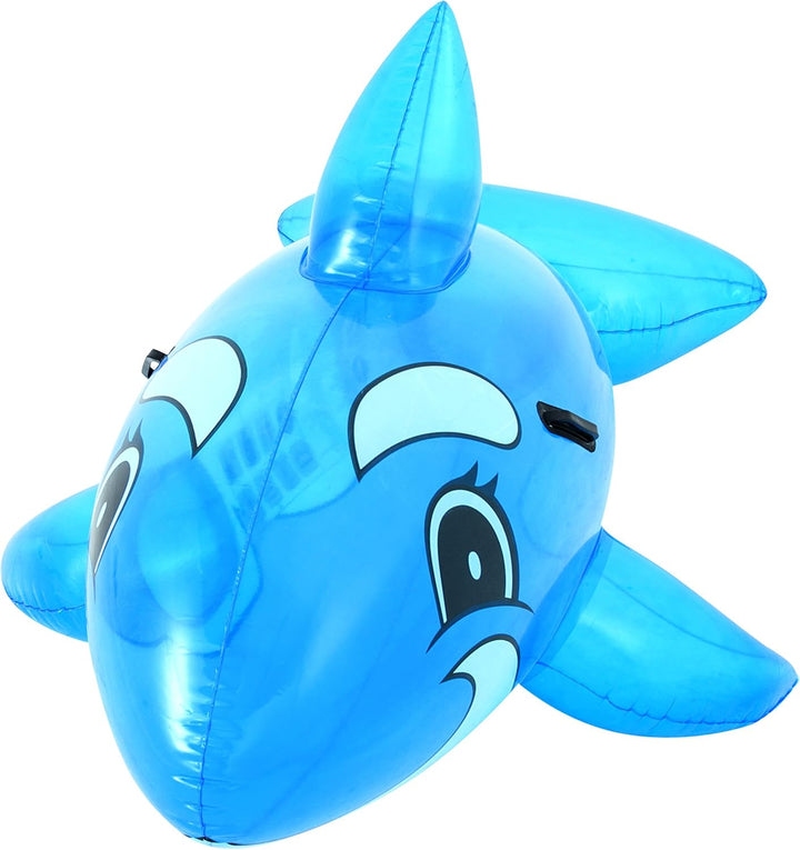 Bestway 41036B-02 - Schwimmtier Transparent Whale, 118 cm 115 x 80 x 56 cm, 115 x 80 x 56 cm