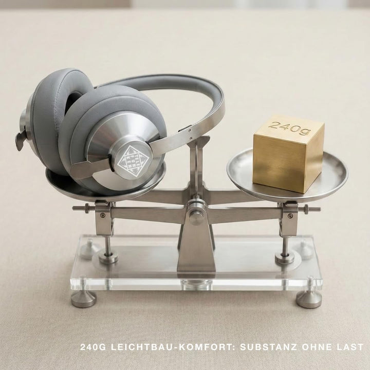 TELEFUNKEN ARCO Classic Edelstahl-Bluetooth-Kopfhörer – Ikonische Ganzmetall-Silhouette mit Luxus-Ha