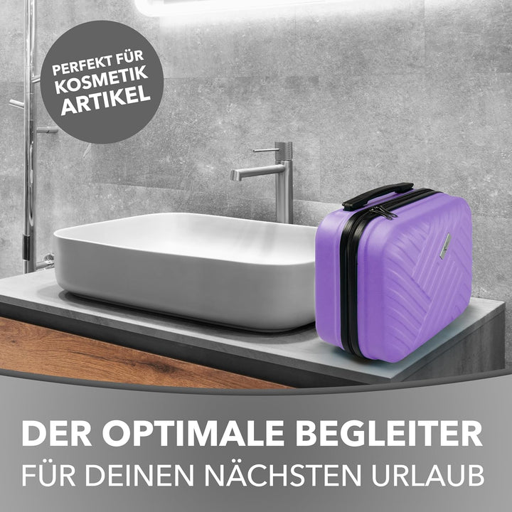 Xonic® Design Kosmetikkoffer aus ABS Hartschale – Robustes Beautycase als Handgepäck - Kosmetiktasch