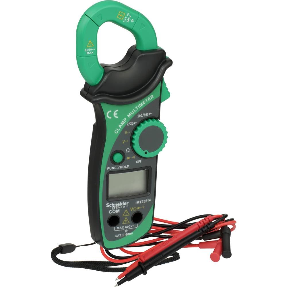 Schneider Electric - Thorsman Digital Strommesszange mit LCD-Display, Kategorie 3, 2 Batterie 3 V, 6