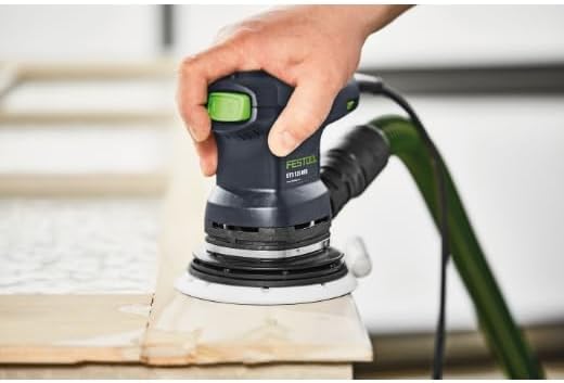 Festool Exzenterschleifer ETS 125 REQ (mit Schleifteller, Protector, Longlife-Staubfangbeutel), ETS