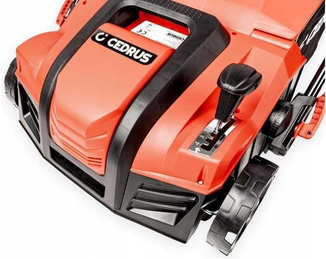 CEDRUS WE40 Elektrischer Vertikutierer & Rasenlüfter 2in1 2000W, 40 cm Arbeitsbreite, 55L Fangkorb,