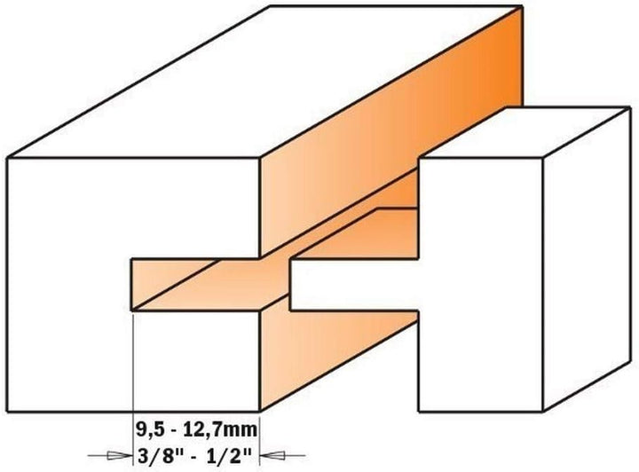 CMT Orange Tools 900.625.11 – Set Fräser Dornen HW S 12 von 5.15 bis 13.5 d 41.2
