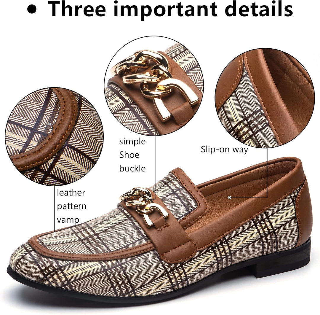 MEIJIANA Herren-Mokassins Business Schuhe Herren Schuhe Mokassins Slipper Herren, 41 EU Braun 03