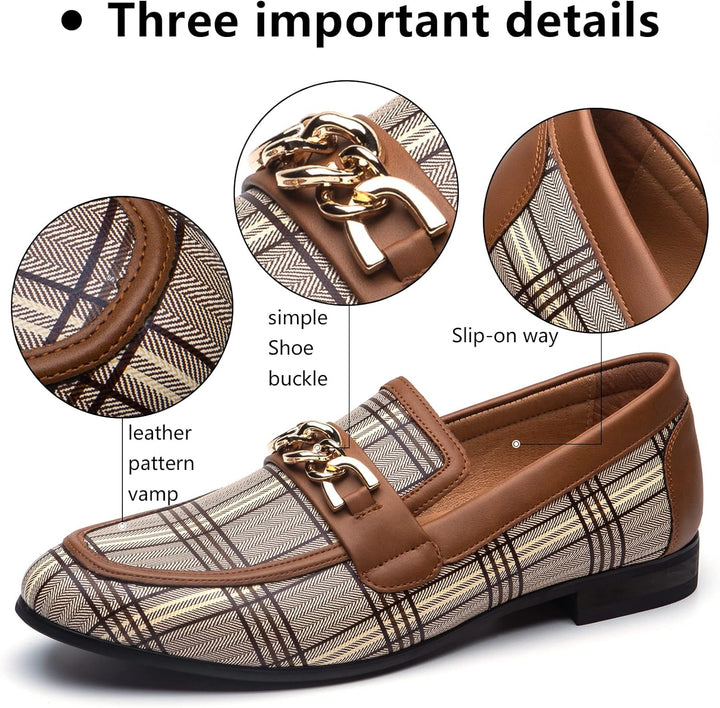 MEIJIANA Herren-Mokassins Business Schuhe Herren Schuhe Mokassins Slipper Herren, 41 EU Braun 03