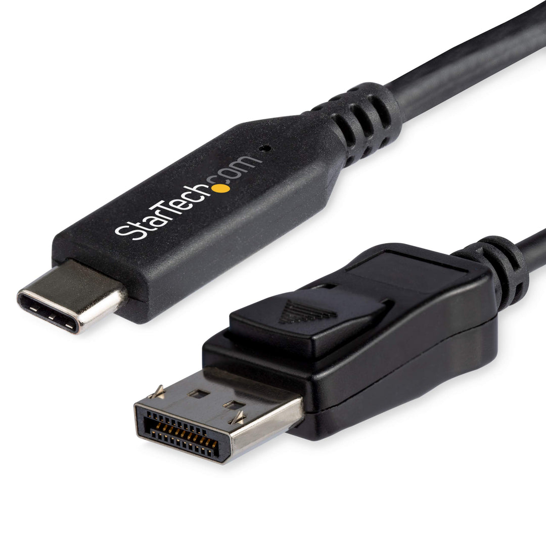 StarTech.com 1m USB-C auf DisplayPort 1.4 Kabel - 8K/5K/4K USB Typ-C auf DP 1.4 Alt Mode Videoadapte