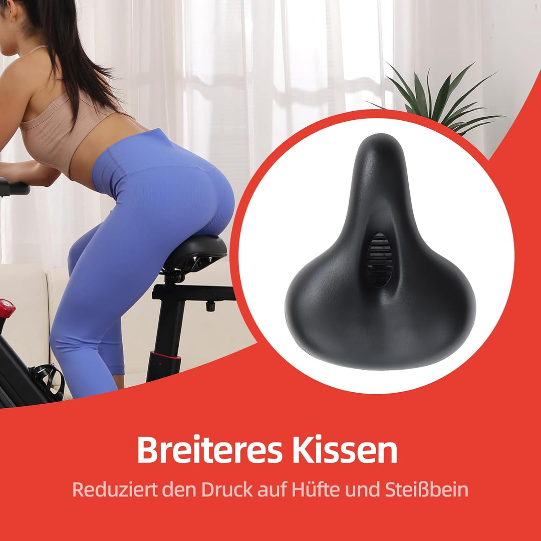 Bluearth Heimtrainer Fahrrad mit Magnetischem Widerstand, Hometrainer Fahrrad mit Smart App, Leise &