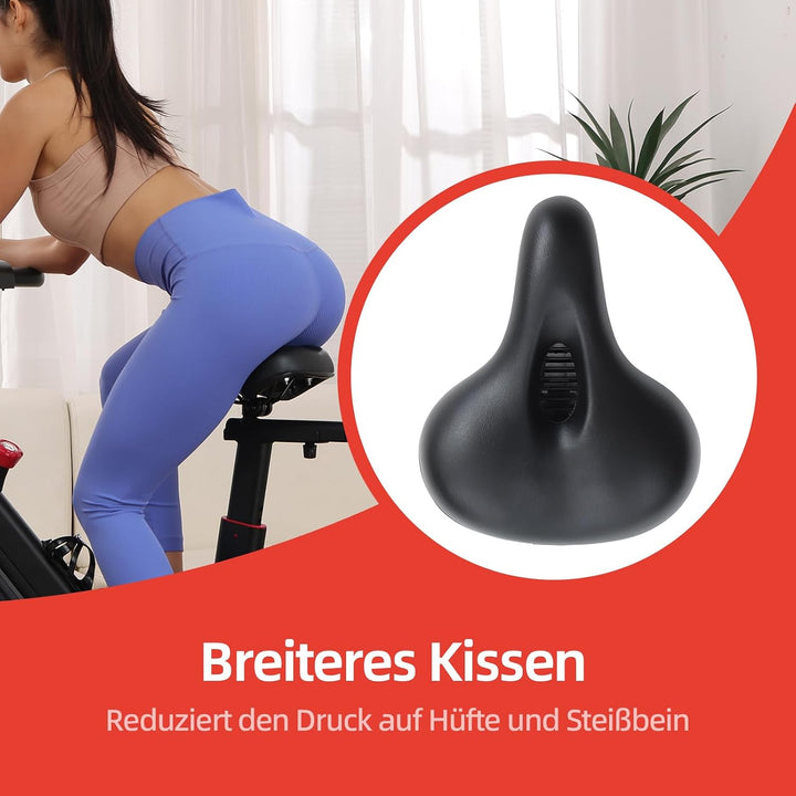 Bluearth Heimtrainer Fahrrad mit Magnetischem Widerstand, Hometrainer Fahrrad mit Smart App, Leise &