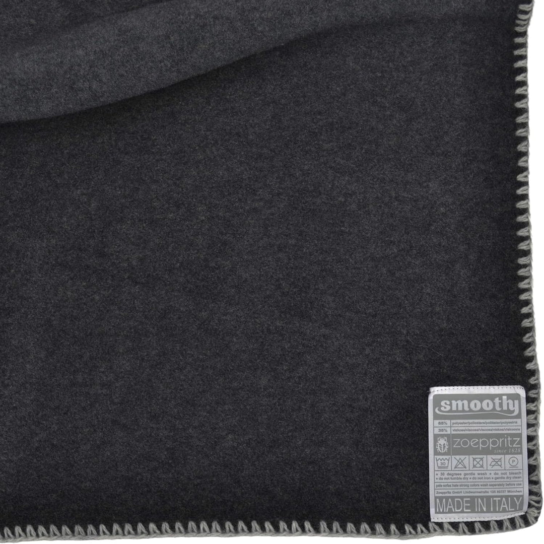 Zoeppritz since 1828 Smoothy Fleece-Decke – Flauschige Kuscheldecke aus Polarfleece - vegan – 140x19