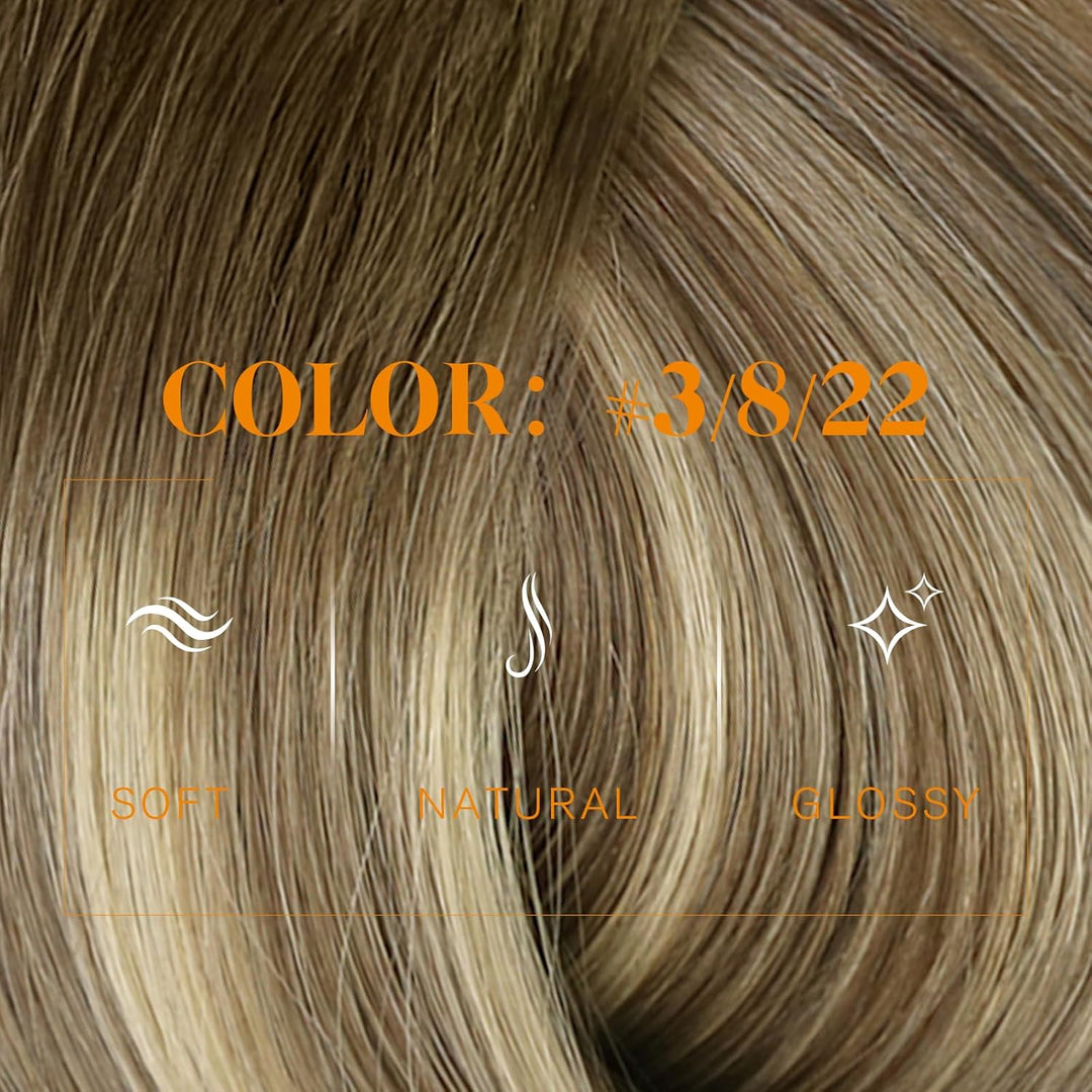 Easyouth Tressen Extensions Echthaar Balayage Weft Extensions Echthaar Remy Tressens Haarverlangerun