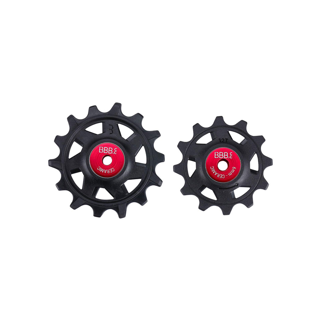 BBB Cycling Fahrradumwerfer Riemenscheibe Keramik 12-T 14-T hintere Stützräder Roller Urban Rennrad