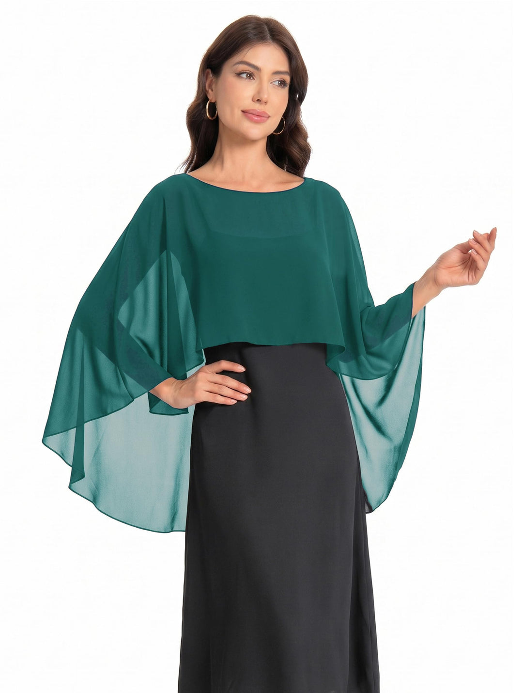 Baoqiya Damen 100 cm Einheitsgrösse Tealgreen, Einheitsgrösse Tealgreen