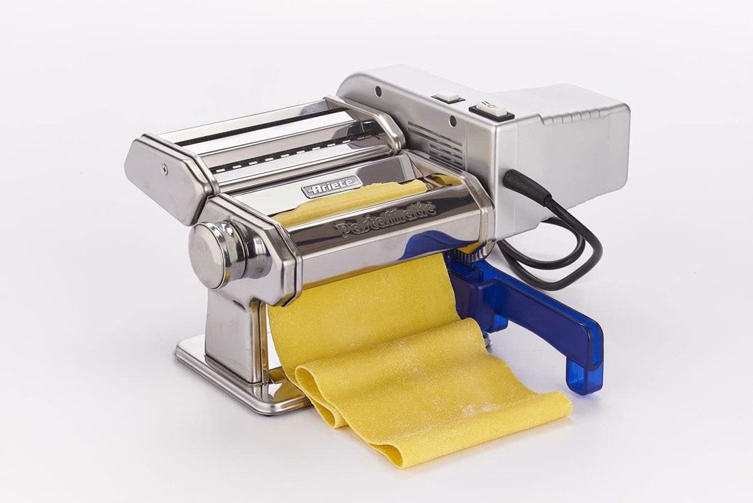 Ariete 1593 Pastamatic, Elektrische Nudelmaschine, 90 W, 2 Geschwindigkeit + Pulse, 9 Dickenstufen,