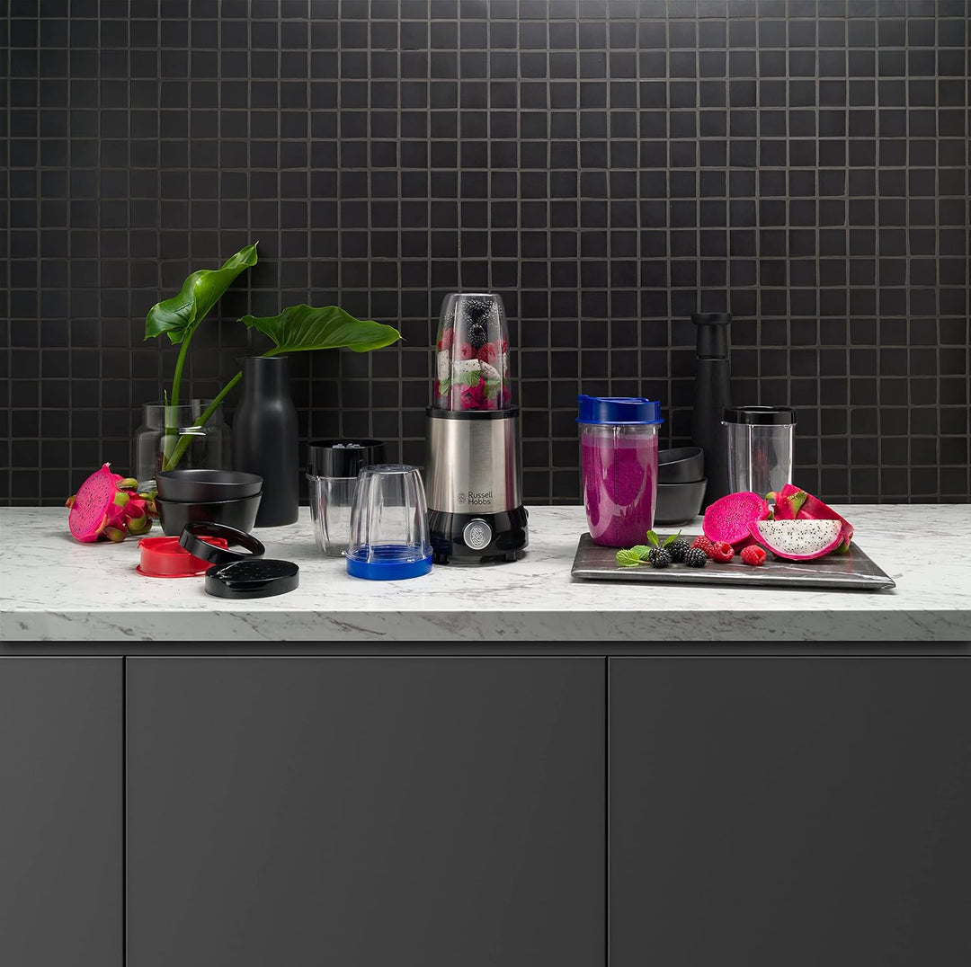 Russell Hobbs Mixer [Multifunktions- Standmixer] NutriBoost (inkl. 5 BPA-freie und spülmaschinengeei