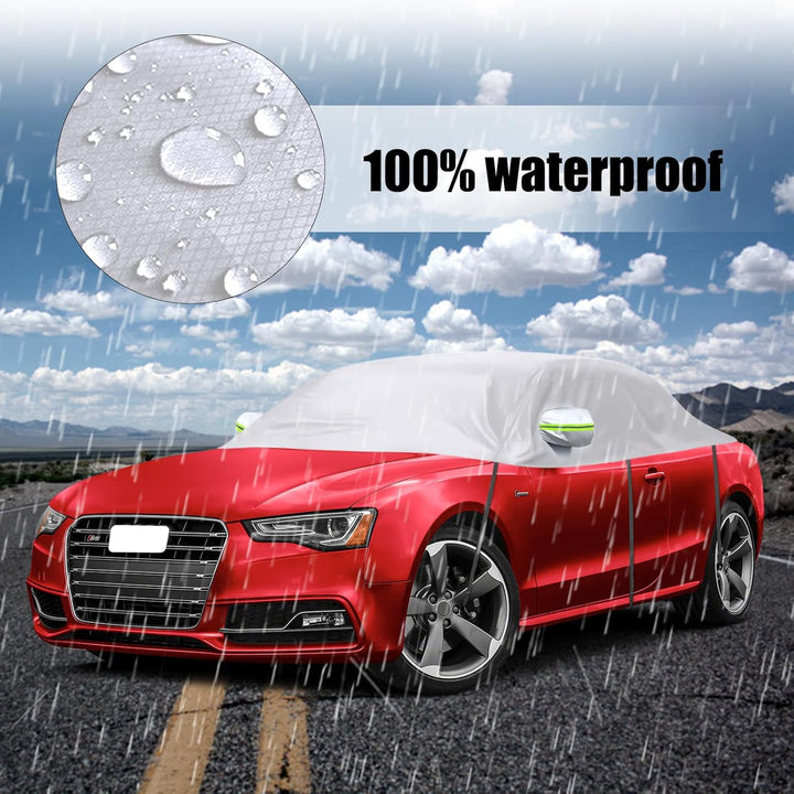 Autoabdeckung Halbgarage Wasserdicht Ersatz für Audi A5/S5/RS5 Cabriolet 2007-2023, Winddichte Halba