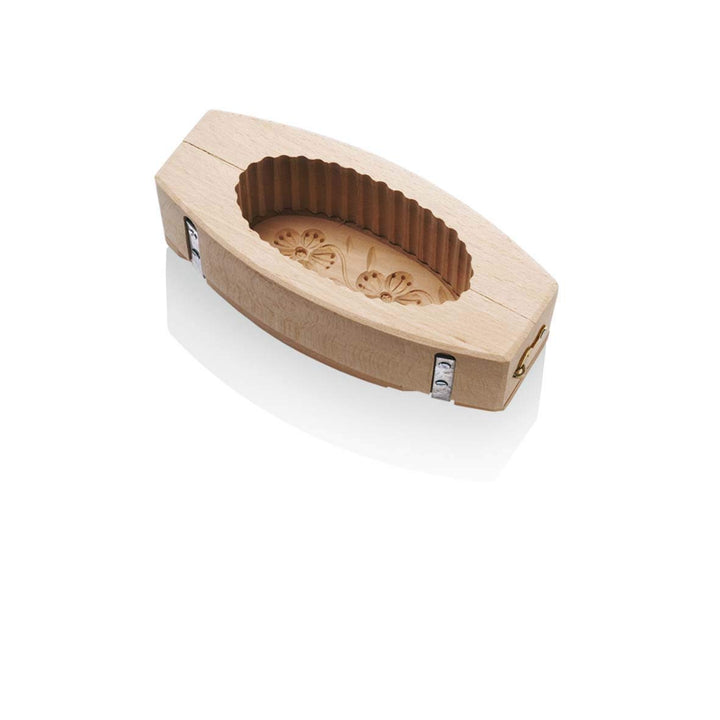 TELLIER - MOULE A BEURRE BOIS OVALE 250G - TELLIER - FDS-008795 Contenance 250 g, Contenance 250 g