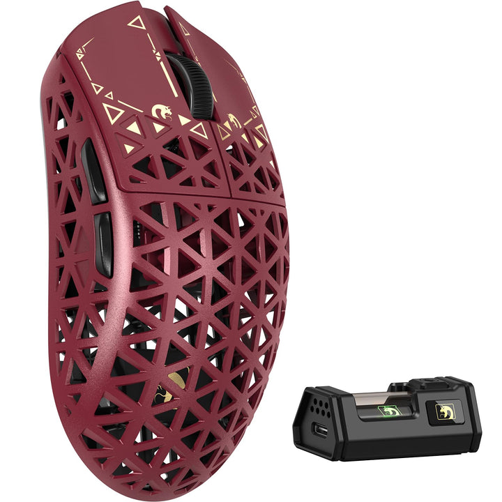 MAMBASNAKE M5 Ultra Carbon Fiber 8000Hz Kabellose Gaming-Maus mit Bis zu 42000 DPI, PAW3950MAX Senso