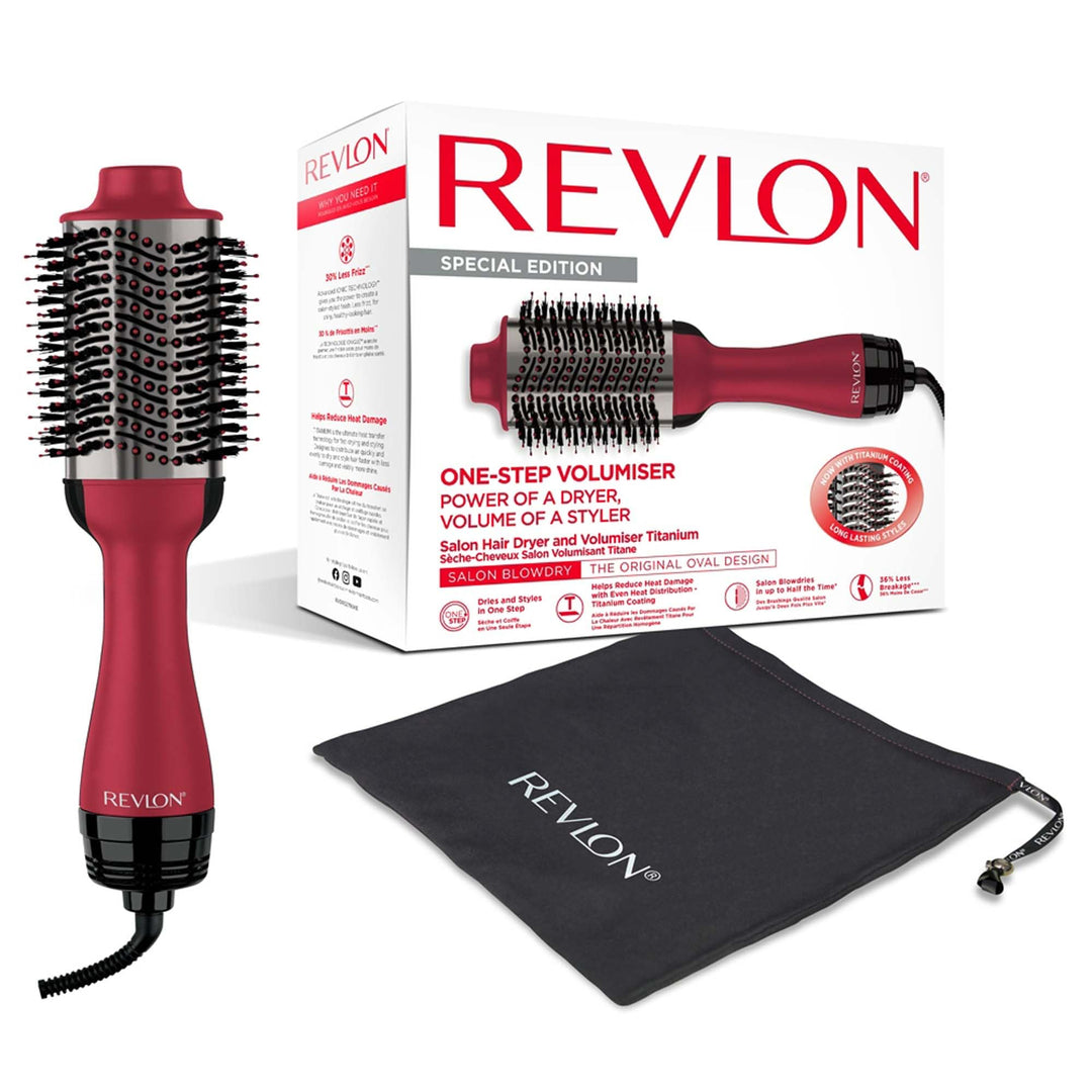 REVLON Salon One-Step Haartrockner und Volumiser mit Titanbeschichtung, RVDR5279UKE, Titanbeschichtu