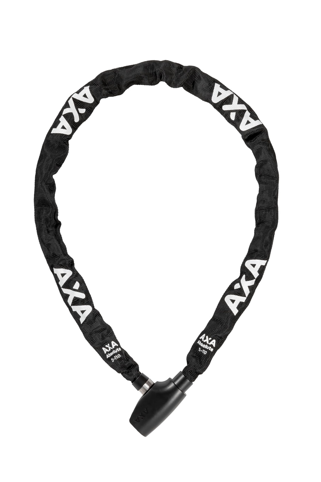 AXA Absolute 5-110 Kettenschloss – Länge 110 cm – Sicherheitsstufe 7 – Stahlglieder 5 mm – Hohe Sich