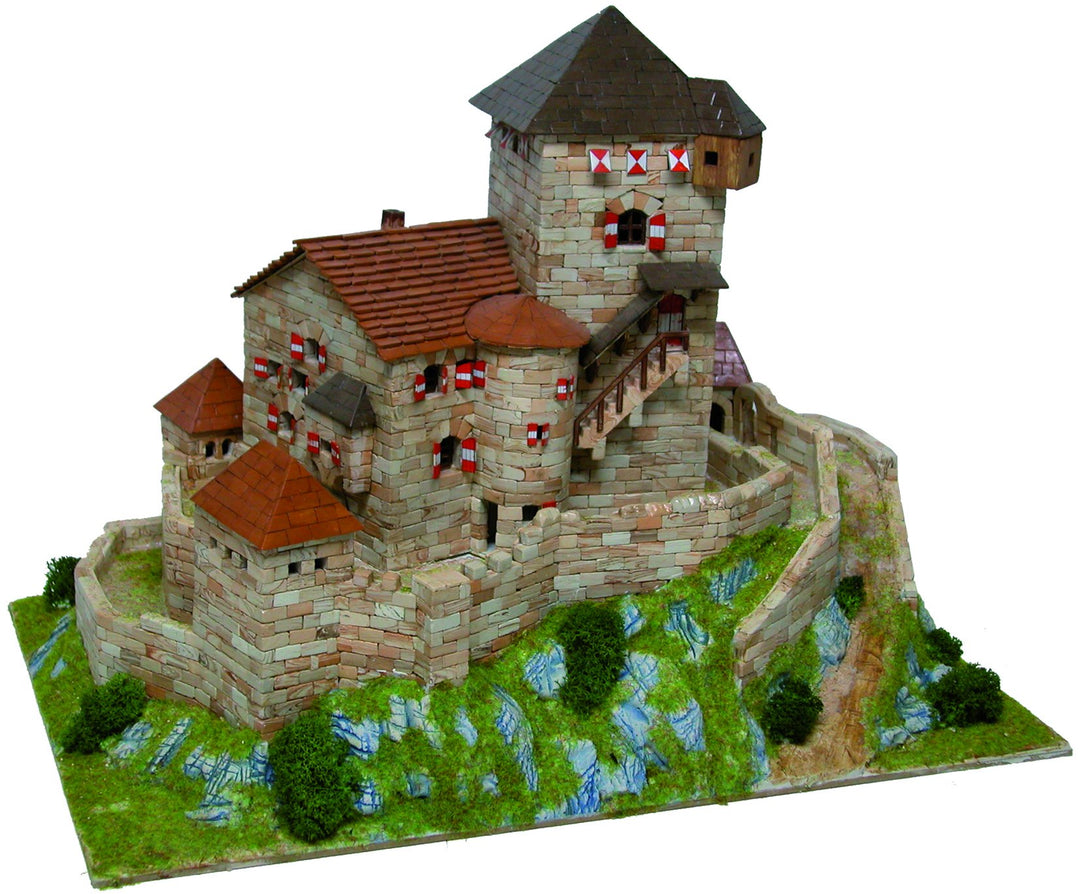 Asiatische aedes1054 33 x 28,5 x 5,5 cm Burg Branzoll Model Kit