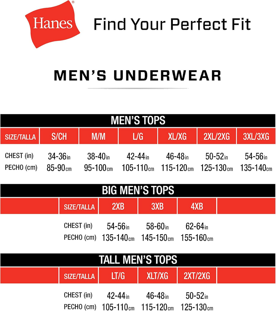 Hanes Herren Unterhemd (5er Pack) M Weiss, M Weiss