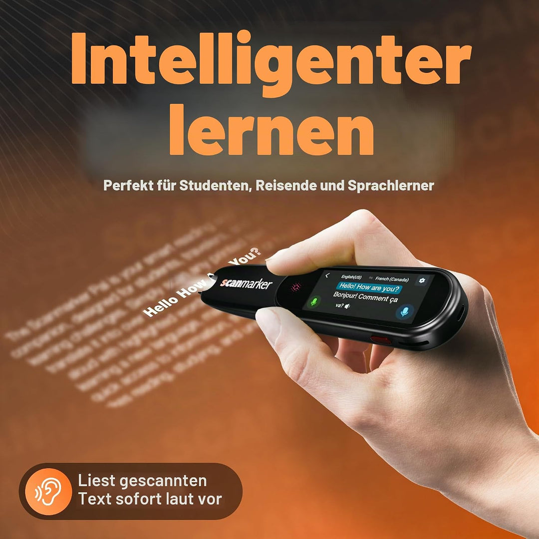 Scanmarker Pal – Stift Scanner, Übersetzungsstift & Lesestift mit Text-zu-Sprache | Übersetzer Stift