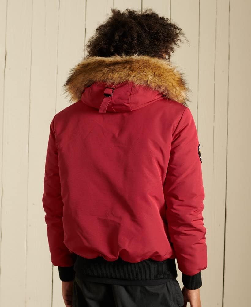 Superdry Herren Everest Bomberjacke S Hike Red, S Wanderer Rot