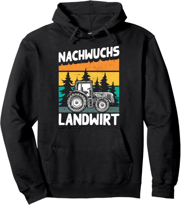 Nachwuchs Landwirt Bauer Spruch Trecker Traktor Kinder Pullover Hoodie
