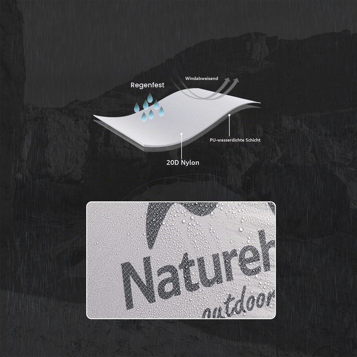 Naturehike Mongar Ultraleichtes Zelt 2 Personen Wasserdicht & Winddicht Kuppelzelt Kleines Packmass
