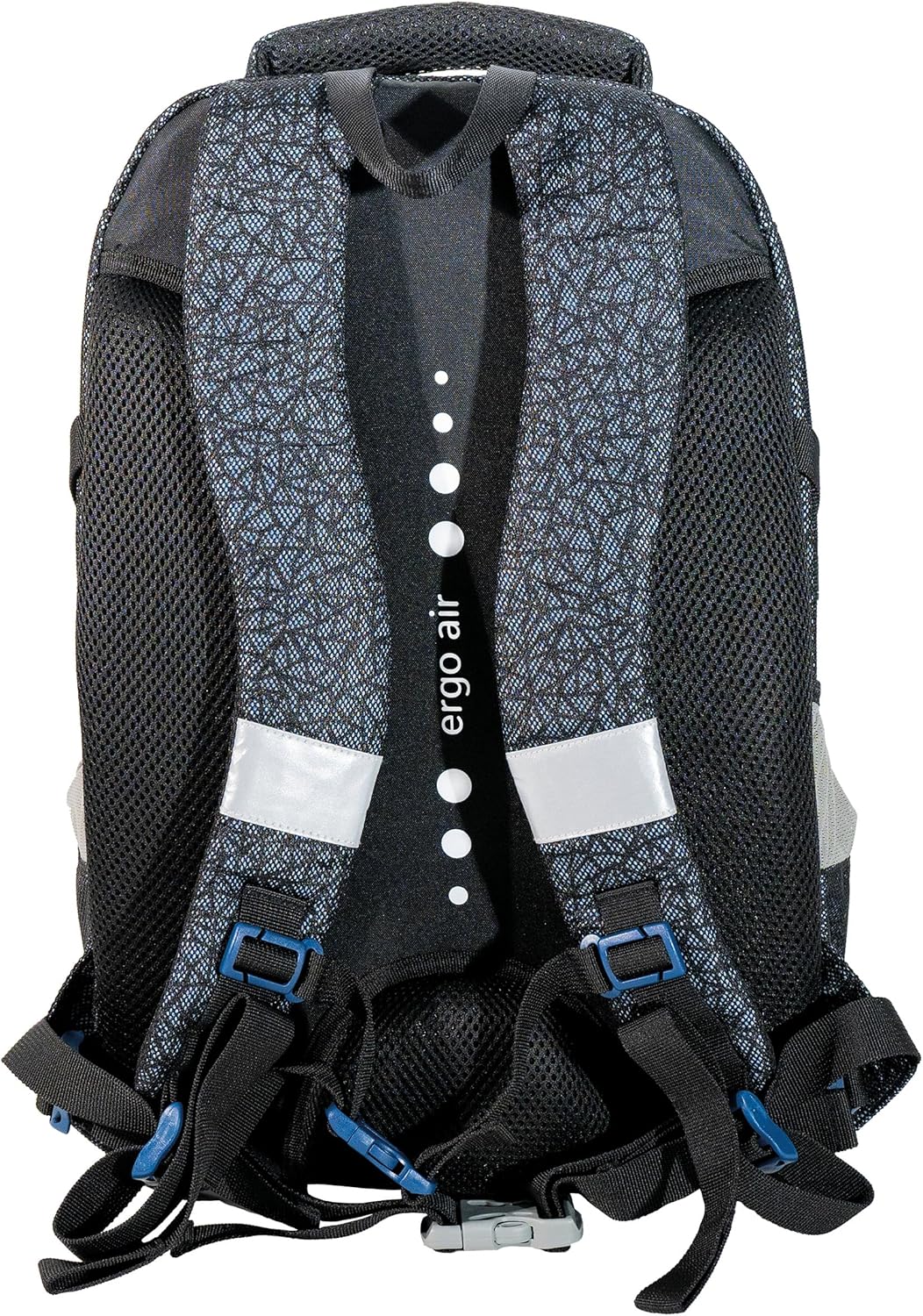 Eberhard Faber Schulrucksack Teenager, 30 Liter Volumen X-Style Pro Schwarz-blau, X-Style Pro Schwar