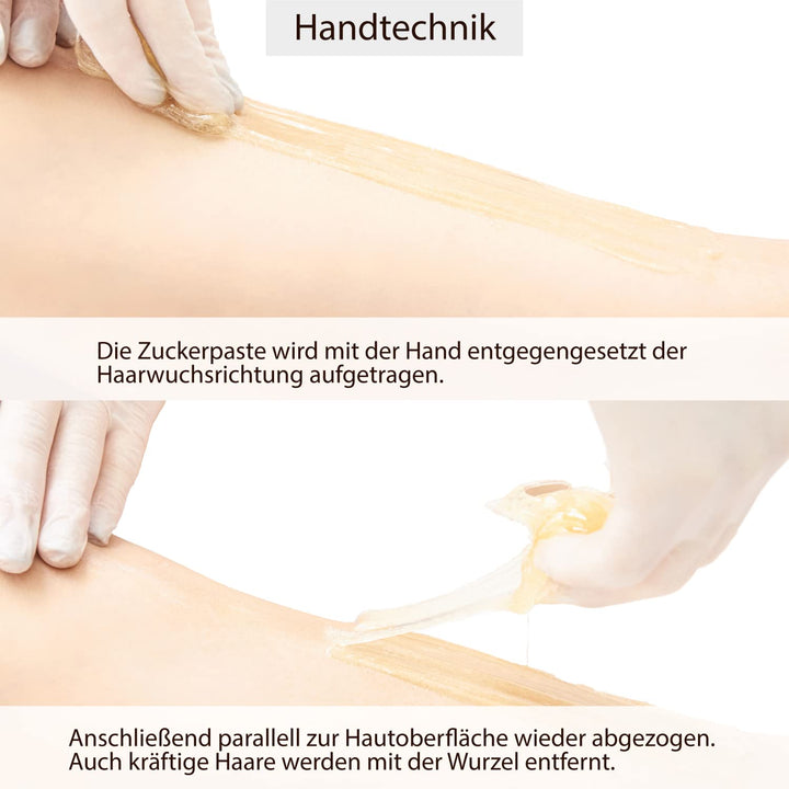 Beauty Sugar strong Sugaring Paste im Vorteilpack - 4 XXL Dosen 600g zum Vorteilspreis - TESTSIEGER