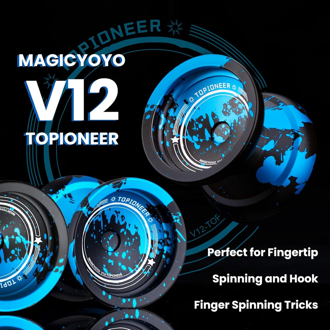 MAGICYOYO JoJo V12 Reaktionsfähiges JoJo für Kinder von 8-12 Jahren oder mehr, Finger Spin Yoyo Tric