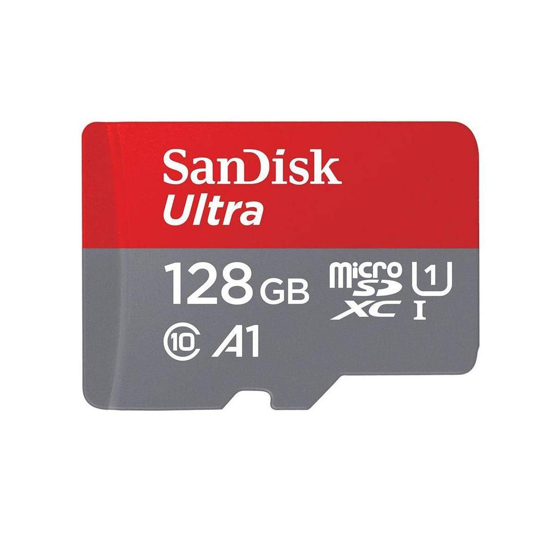 SanDisk Ultra 128GB MicroSDXC Speicherkarte + SD-Adapter mit A1 App-Leistung bis zu 100 MB/s, Klasse