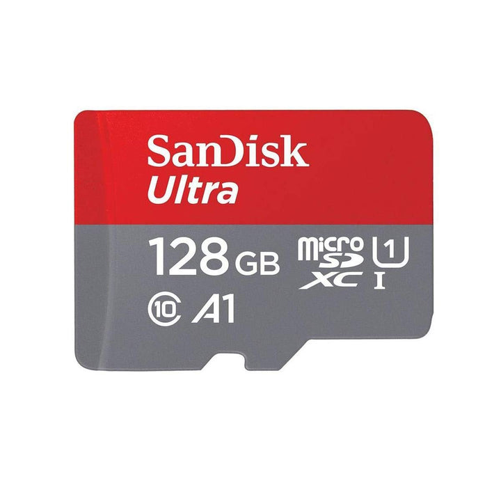 SanDisk Ultra 128GB MicroSDXC Speicherkarte + SD-Adapter mit A1 App-Leistung bis zu 100 MB/s, Klasse