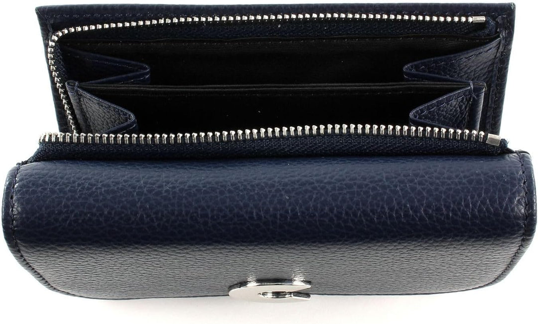 Coccinelle Craquante Small Flap Wallet Ink