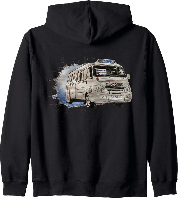 Türkei Gündogdu Urlaub Touristen Dolmus Bus Manavgat Antalya Kapuzenjacke