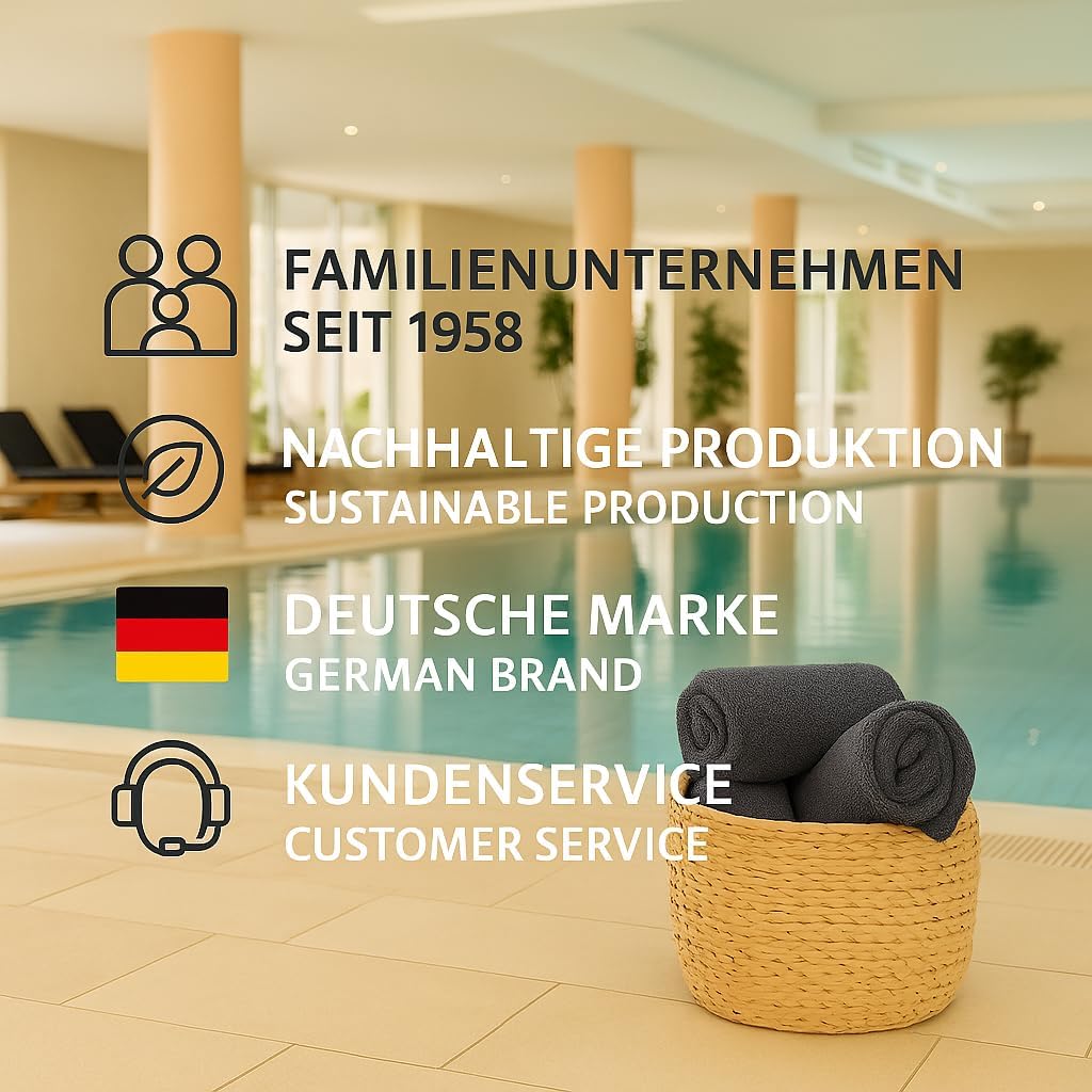 Betz 12 TLG. Handtuch Set Berlin 100% Baumwolle 2 Liegetücher 4 Handtücher 2 Gästetücher 2 Seiflappe
