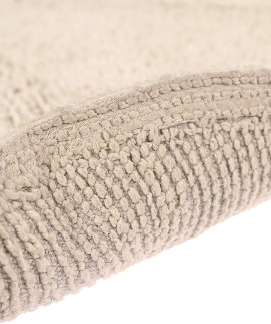 RugVista Badematte Breeze, ∅ 70 cm, Rund, Mittelflor, Anti-Rutsch, Moderner Badteppich, Maschinenwas