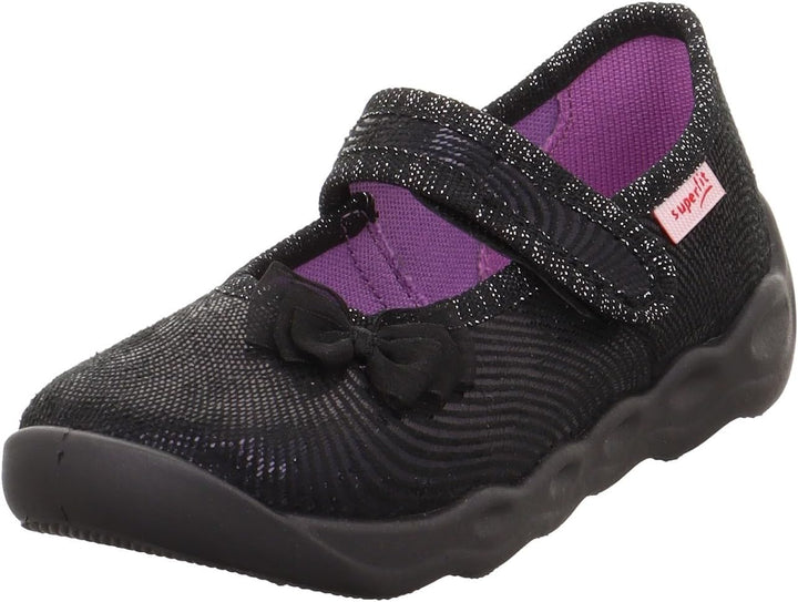 Superfit Bubble Hausschuh 23 EU Weit Schwarz 0040, 23 EU Weit Schwarz 0040