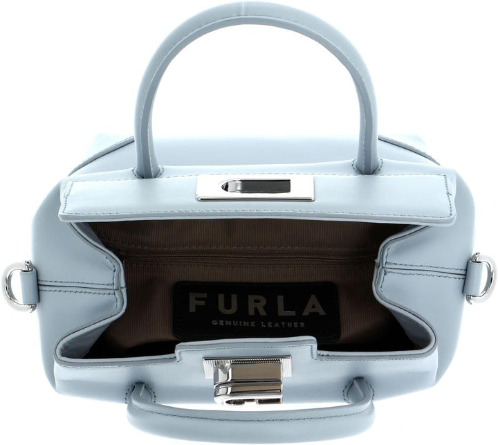 Furla 1927 Soft Mini Boston Bag Artemisia + Nero