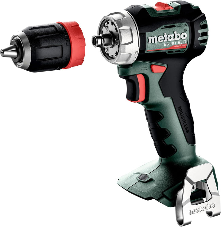 metabo Akku-Bohrschrauber BS 18 L BL Q - 18 V, CAS, 65 Nm Drehmoment - Brushless Motor, LED-Licht, S