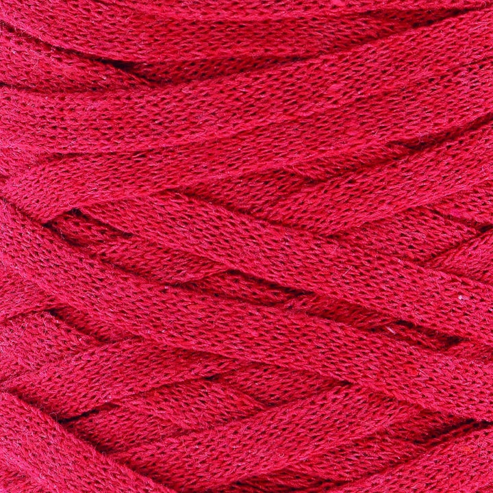 Hoooked Ribbon XL Bändchengarn Sparset aus 4 Rollen Wahl (Lipstick Red), Lipstick Red