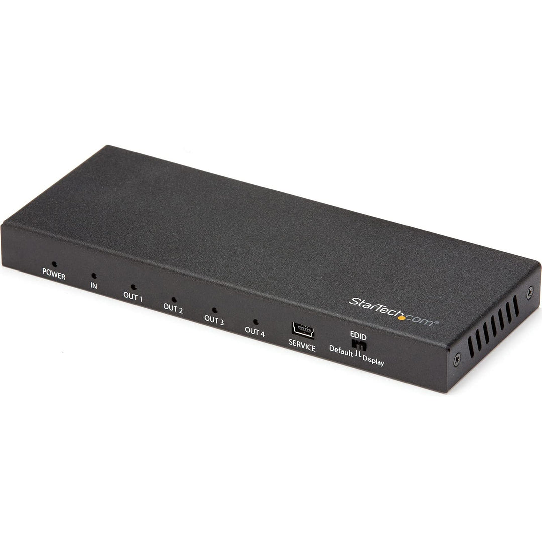 StarTech.com 4 Port HDMI Splitter - 4K 60Hz - 1x4 HDMI Verteiler - HDR 66mmx63.5mmx165.1mm 4K60 HDR,