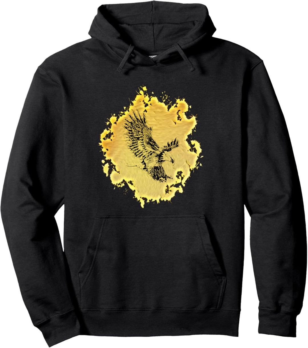 Adler Raubvogel Vögel Tiere Krallen Schnabel Pullover Hoodie