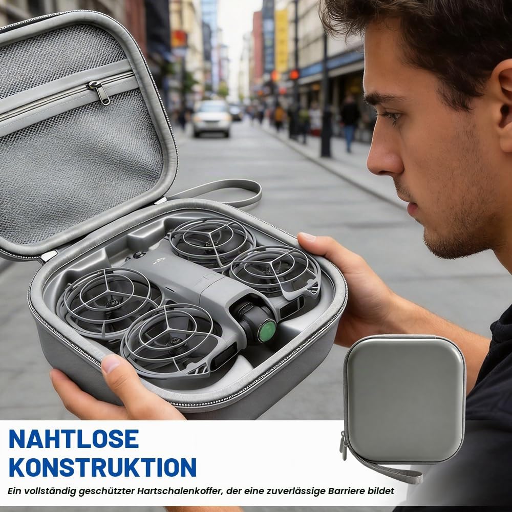 Neo 2 Tasche, SGZIOO Neo 2 Case Bag, Tragetasche Case Tasche für Dji Neo 2, PU Wasserdicht Tragetasc